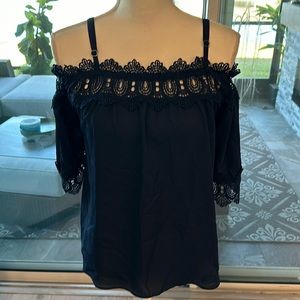 NEW ✨BCX Blue Off the shoulder Top